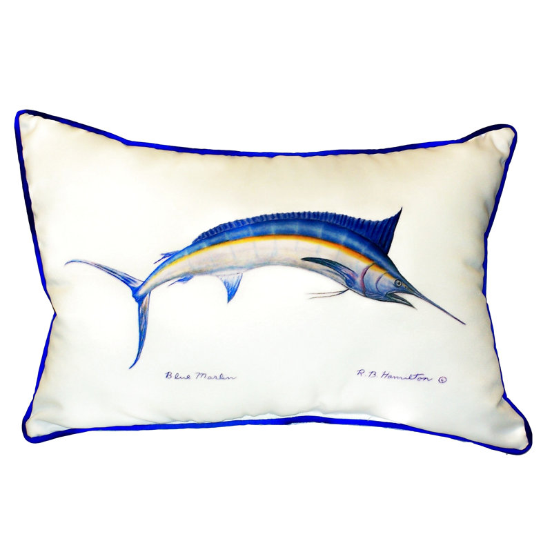 Housse et insert de coussin rectangulaire d'extérieur Marlin, Petit