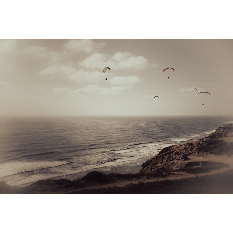 Paragliders, 29" H x 40" W, Black