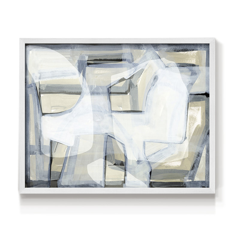 B&W II - Impression encadrée - Restickable, H 16 po x l 20 po, Blanc