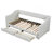 Twin XL To King Size Upholstered Daybed With Two Drawers, Beige-1403736340