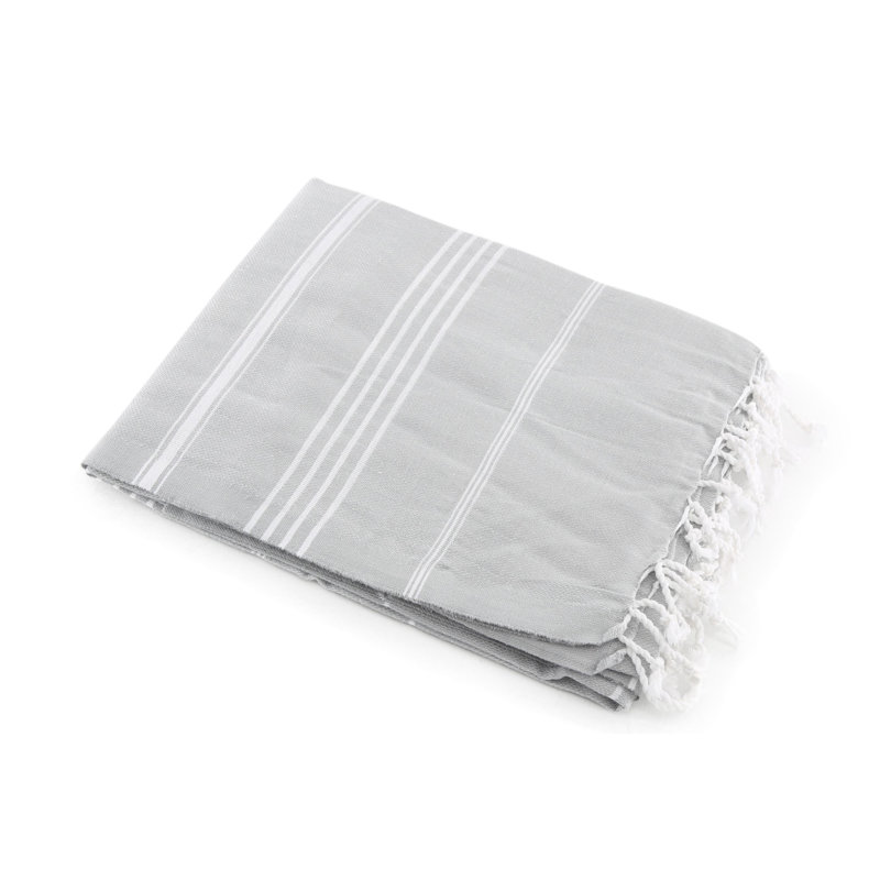 Serviette de plage Carmean, Gris clair