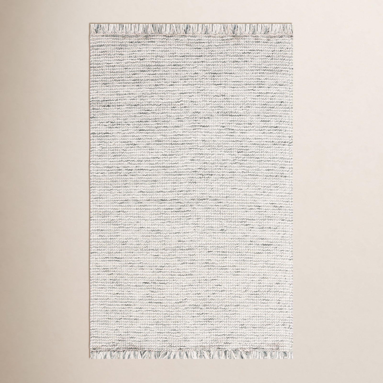 Kata Sage Ivory Geometric Rug, Rectangle 5' x 8'