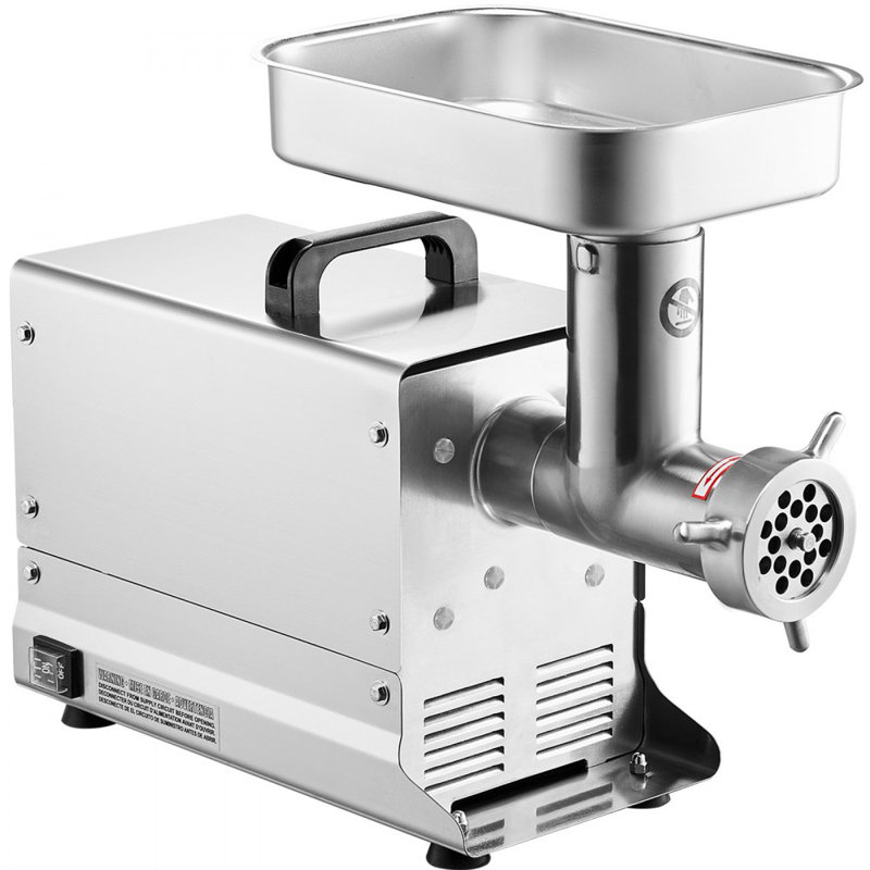 Commercial Electric Meat Grinder 7 Lbs/Min Sausage Stuffer Maker Kitchen, 16.10"H x 22"W
