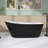 59" x 29" Freestanding Soaking Acrylic Bathtub-91520719