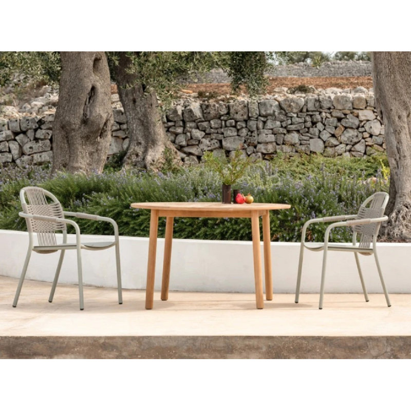 Cleo Outdoor Dining Armchair, Dune White, Dune White
