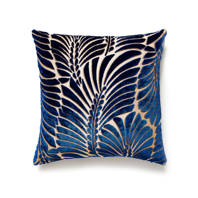 Plumes Silk Square Pillow Cover & Insert