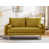 Velours jaune moutarde
