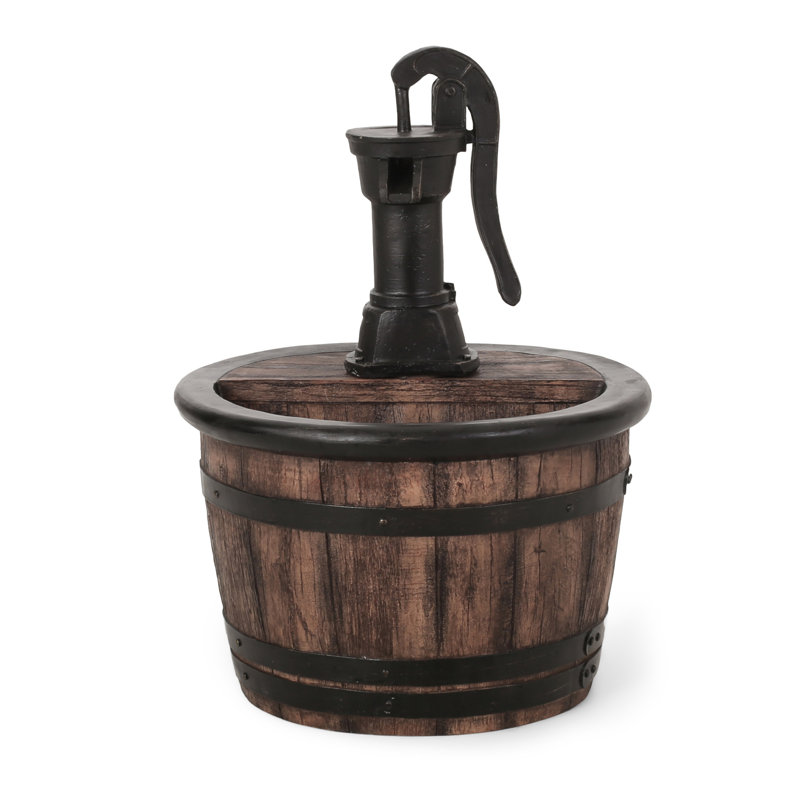 Hand Crafted Weather Resistant Floor Fountain with Light