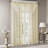 Diamond Sheer Embroidered Waterfall Valance Ivory 38X46"-114486890