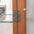 Doors Curio Cabinet With Tempered Glass Doors, Curio Cabinets With Mirrored Back Panel And Adjustable Shelves, Ed Display Cabinet  Home, Office  Bulb Included