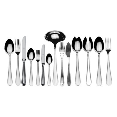 Norma Flatware Set (Configuration P) - 113 Pieces - Stainless Steel