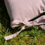 Stripe Cotton Summer Outdoor Garden Furniture Chair with Ties Seat Cushion