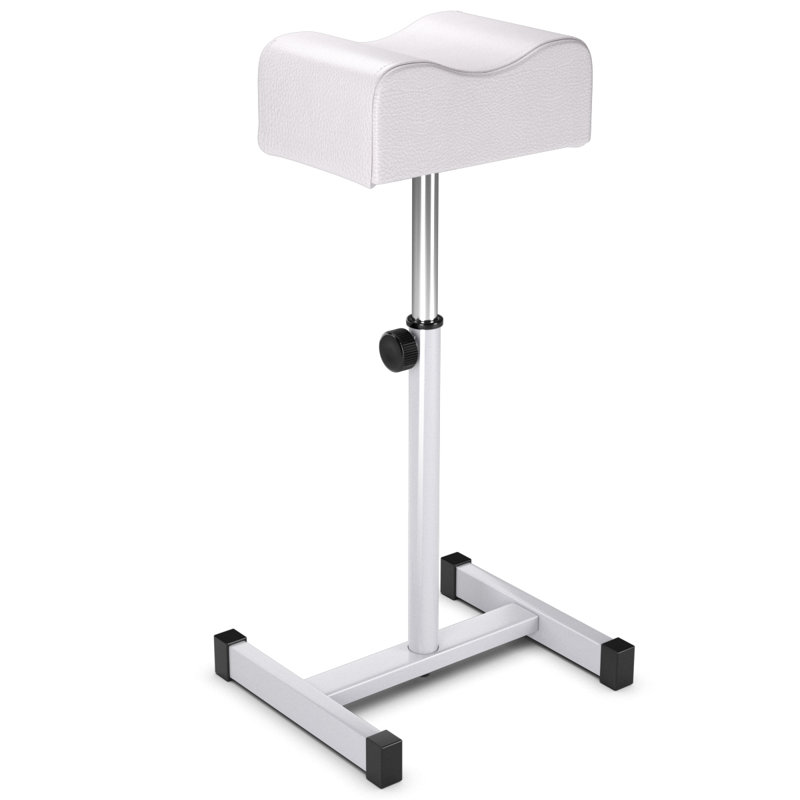 Moisi Iron Accent Stool, White