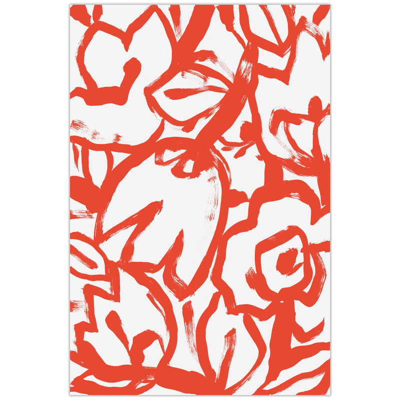 «Scarlet Blooms I»