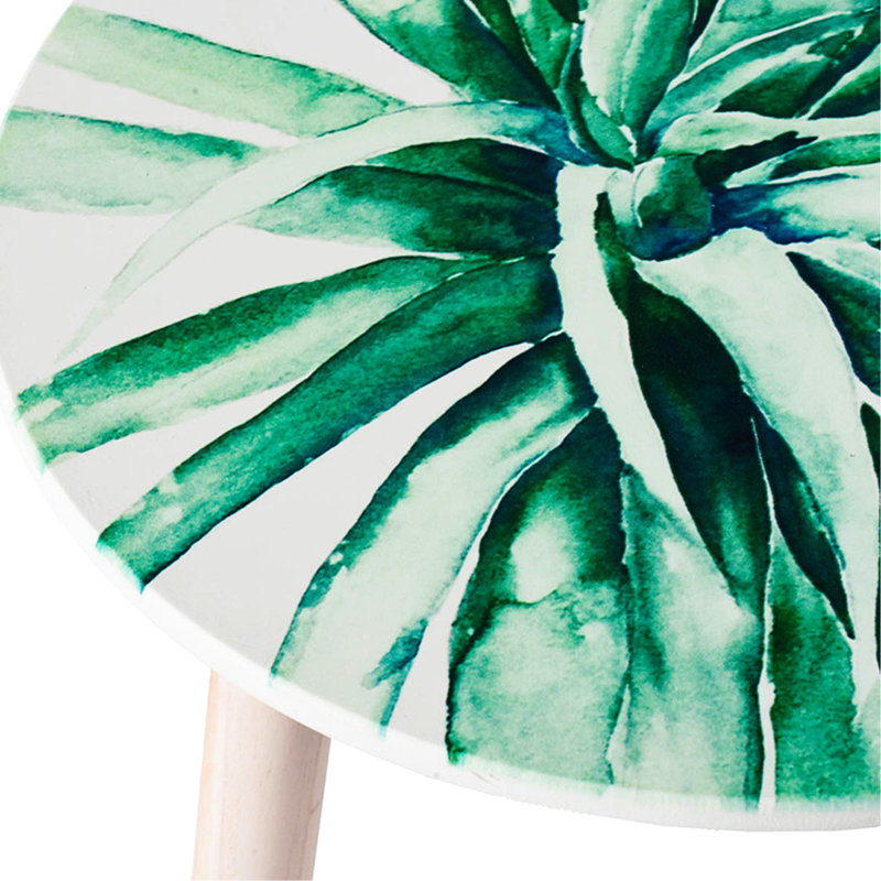 2 tables d'appoint Nature - Dessus d'aquarelle