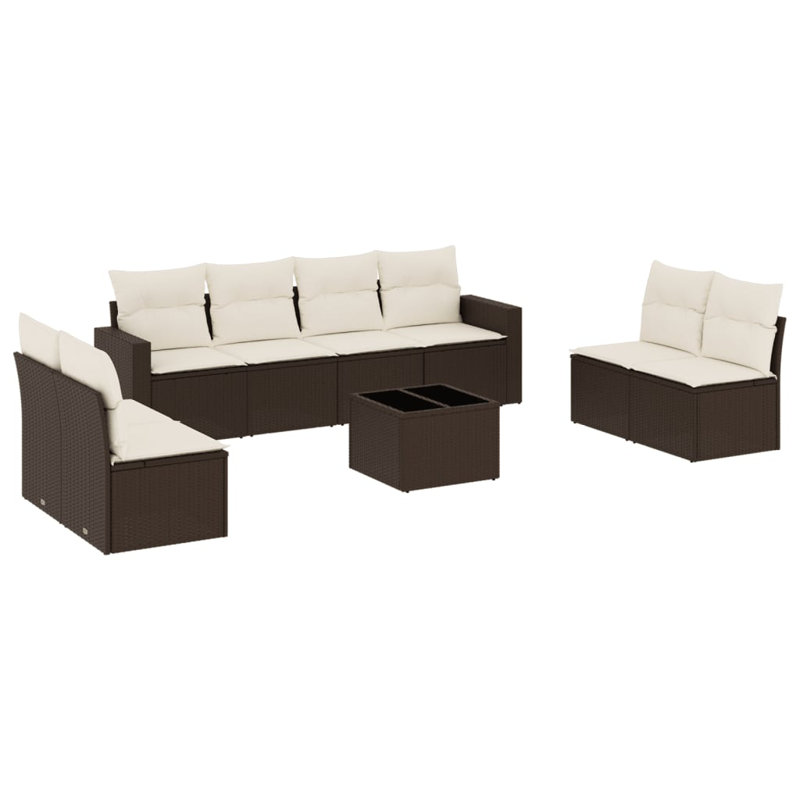 Ensemble de canapé de jardin Vidaxl