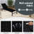6-Position Chaise Lounge Chairs With Rustproof Aluminium Frame-46327176