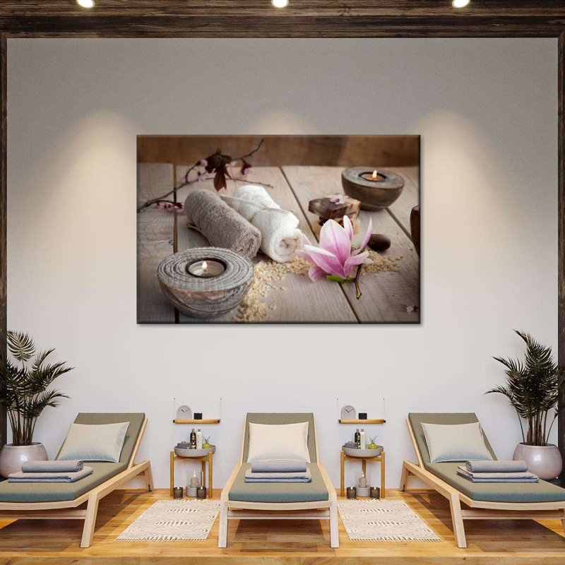 «Spa Tranquility», reproduction sur toile, H 8 po x l 12 po x P 1 po