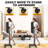 Height Adjustable Rolling TV Cart Portable Floor Stand Trolley up to 88lbs