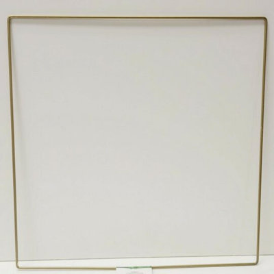 Gold Metal Wire Square Wreath Frame