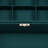 3-Layer Dark Green Flannel Ring Necklace Jewellery Box with Lock