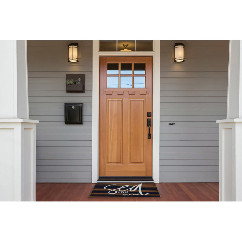 Augusta Non-Slip Striped Indoor Doormat