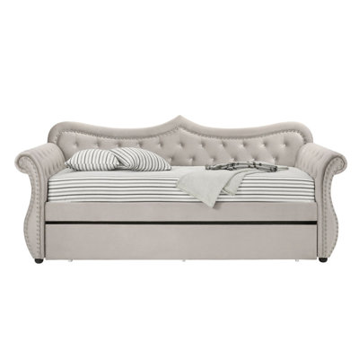Adkins Linen Daybed W/Trundle (Twin)