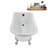 58" Streamlin Clawfoot Tub,Tray,Drain, Clawfeet-101628928-102219861