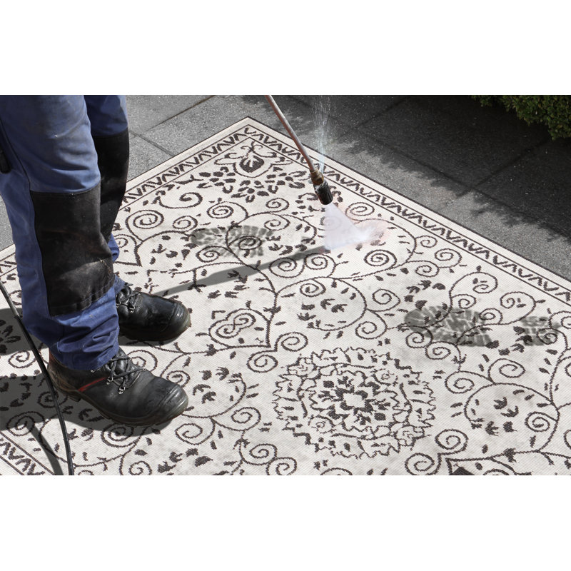 Leyte Flatweave Black Rug, Rectangular 200 x 290cm