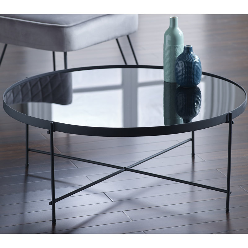 Yasmina Four Leg Coffee Table, Black
