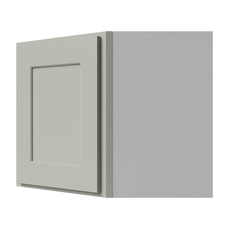 Armoire murale diagonale, 24" W x 15" H x 12" D, Blanc Newport