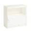 Classeur latéral blanc pour bureau organisé et vestibule, bois d'ingénierie, courrier à compartiments, format compact, installation ou installation rapide à domicile, construction, rangement, assemblage