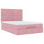 Upholstered Ottoman Bed with Mattress