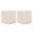 Modern Square Upholstered Ottoman with Solid Wood Frame Set Of 2-582441475