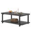  Table basse industrielle avec rangement Hulstein, gris foncé-1753686060