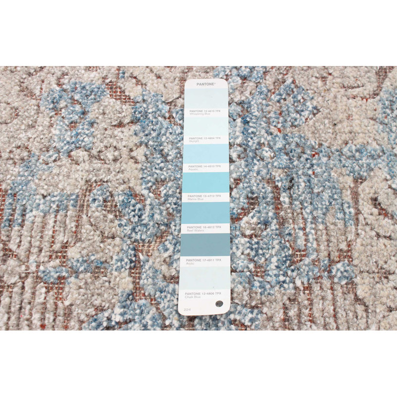 Tapis bleu Loreto 5 pi 5 po x 7 pi 10 po