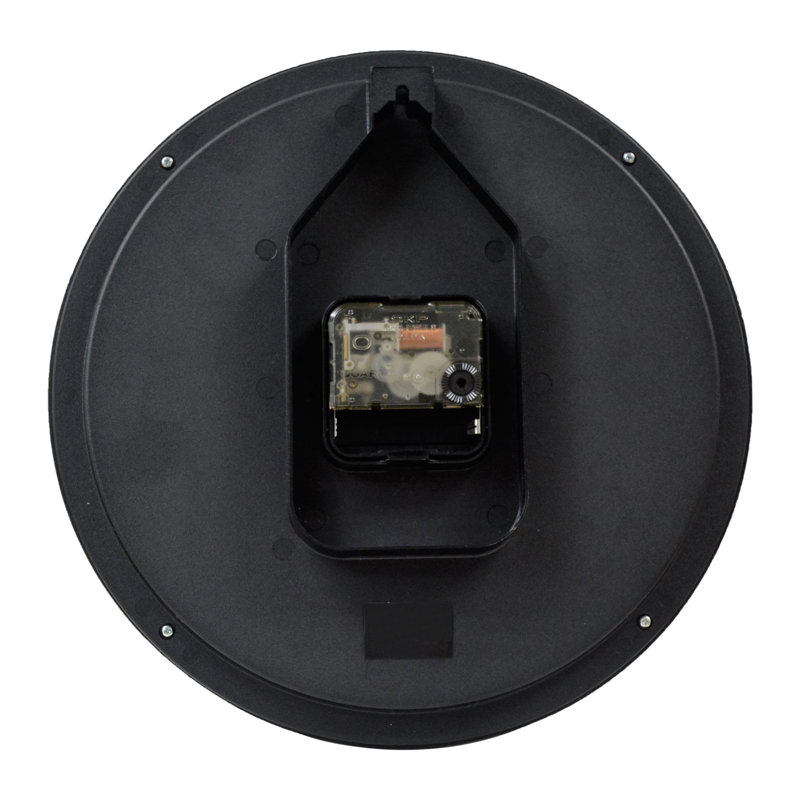 QXA435SLH Wall Clock, Silver-Tone