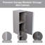 Armoire murale de rangement modulaire Premium Garage, porte à fermeture douce, poignées intégrées, fabrication de boîte en contreplaqué robuste, organisateur d'outils et d'équipement, 12 po