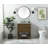 30'' Single Bathroom Vanity with Carrara Marble Top-73360034