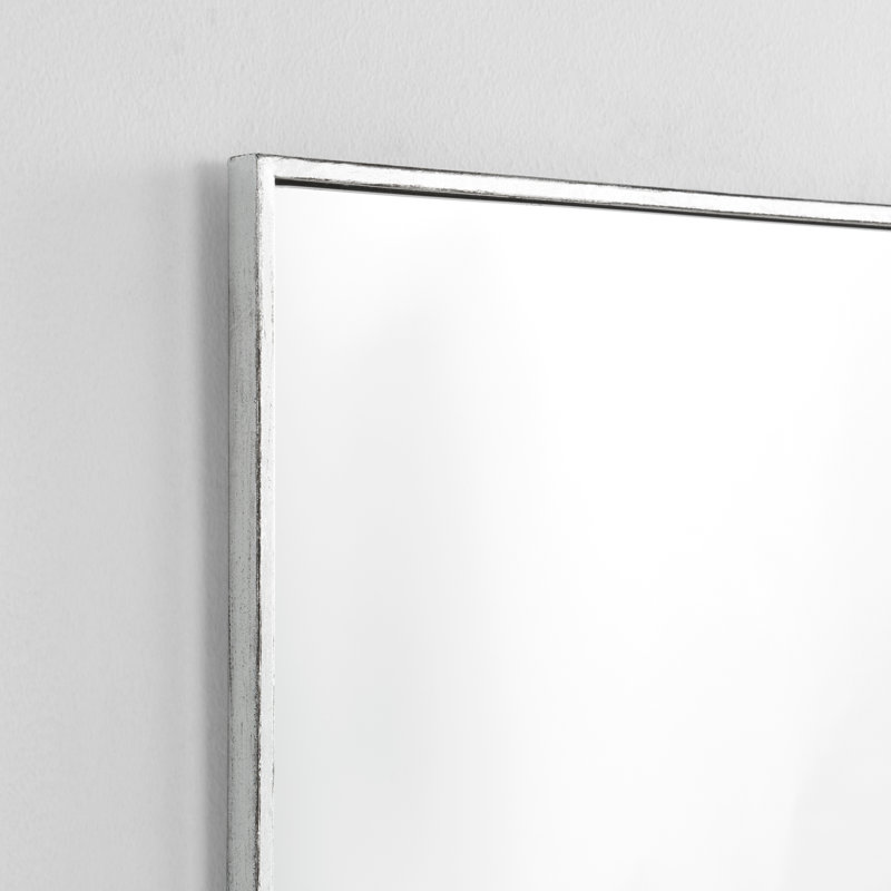 Gorgon Square Mirror, Silver Leaf