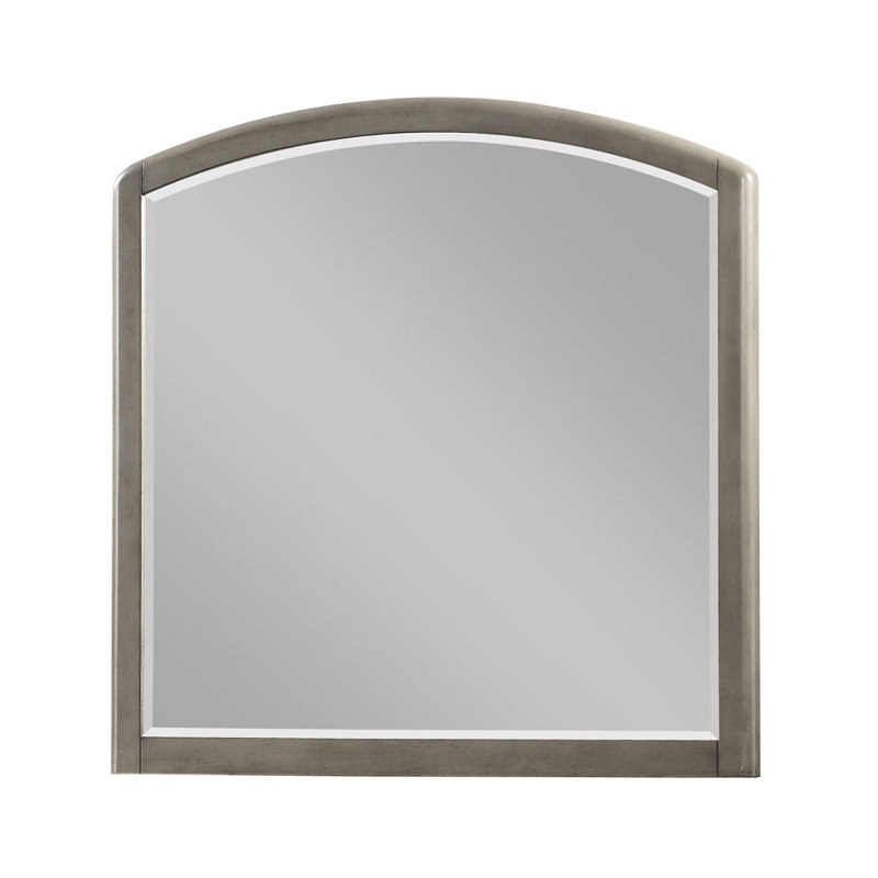 Oberon Wood Flat Wall Mirror