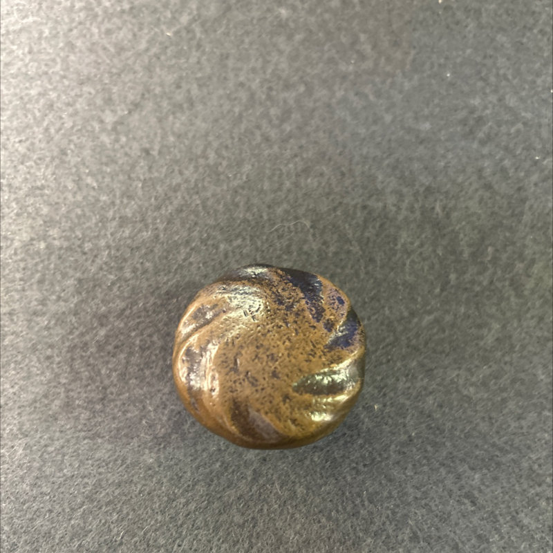 (5 Pack) 1-1/2 inch Rustique Knob Rust