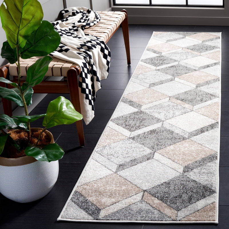 Phoenix 500 Performance Geometric Rug, Runner 2'2" x 9'