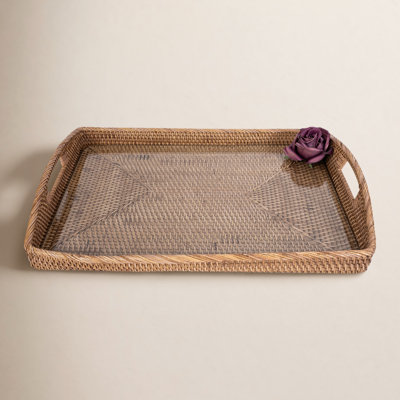 Rectangle Glass Decorative Tray