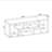 Convertible TV Console And Bookcase