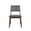 Chaise d'appoint en velours côtelé et noyer Seda-121078051