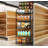 5 Tier Snack Candy Potato Chip Display Rack Stand with Wheels & Hooks