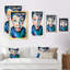 «Cute Kid Portrait on Stroke Paint II» - Peinture-116954004-116953995
