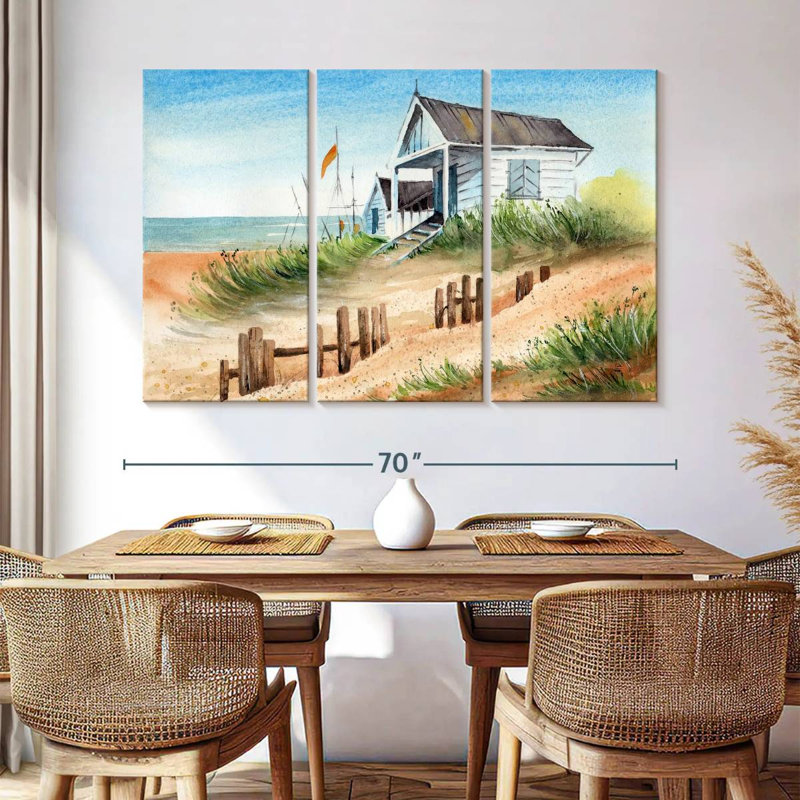 Lilie Beach House, 42" H x 65" W
