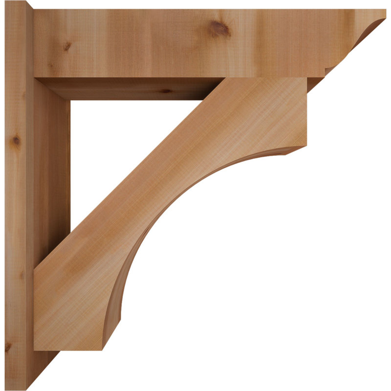 Persienne en bois Westlake, P 30 po x H 30 po, Cèdre rouge occidental l 7 1/2 po (lisse)